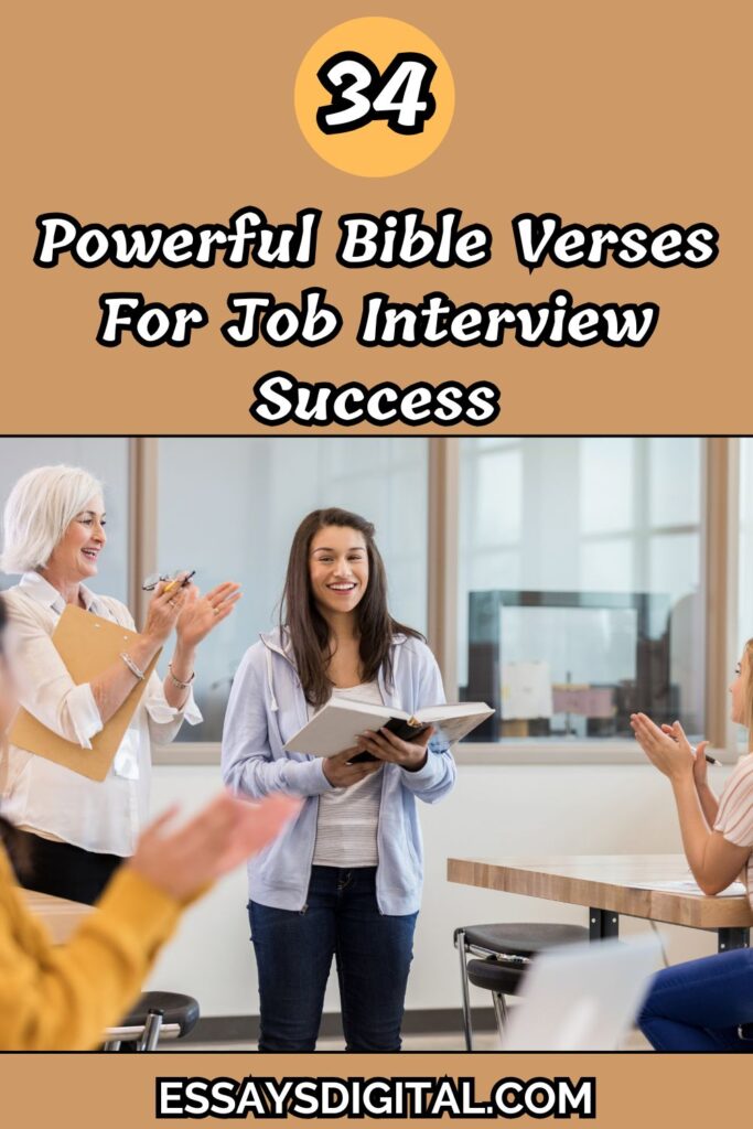 Bible Verses For Job Interview Success