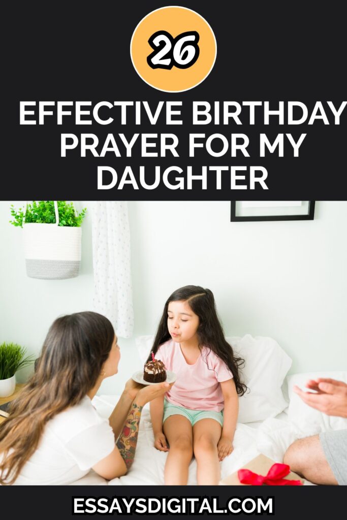 Birthday Prayer For My Daughter