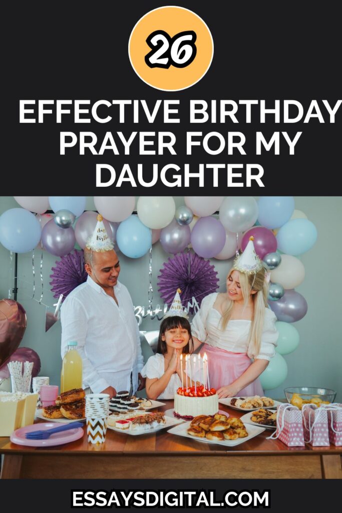 Birthday Prayer For My Daughter