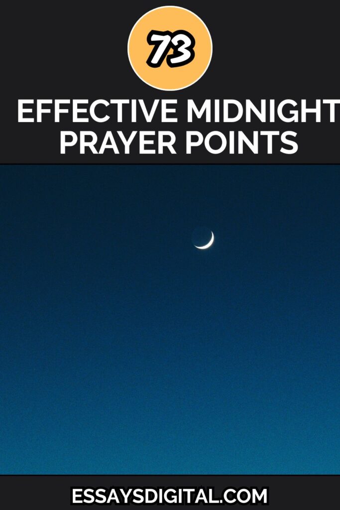 Midnight Prayer Points
