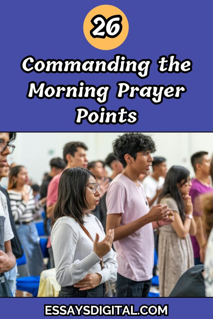 Morning Prayer Points