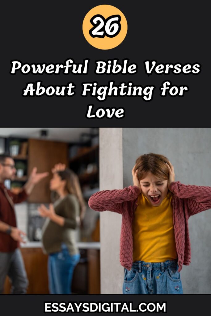 Powerful Bible Verses About Fighting for Love