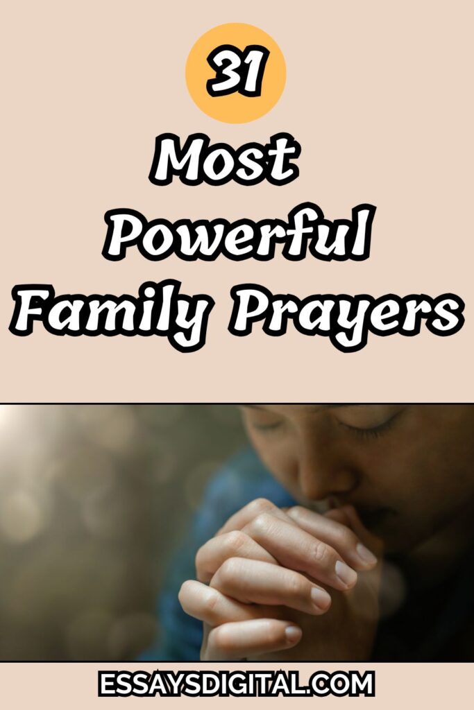 prayers for family