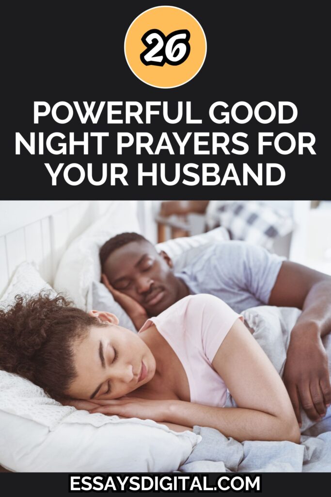 Powerful Good Night Prayers for Your Husband