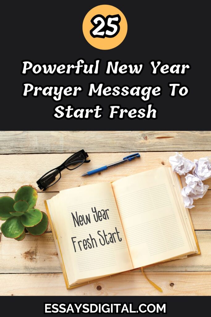 Powerful New Year Prayer Message To Start Fresh