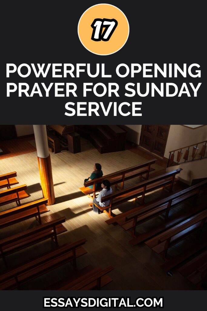 Powerful Opening Prayer For Sunday Service