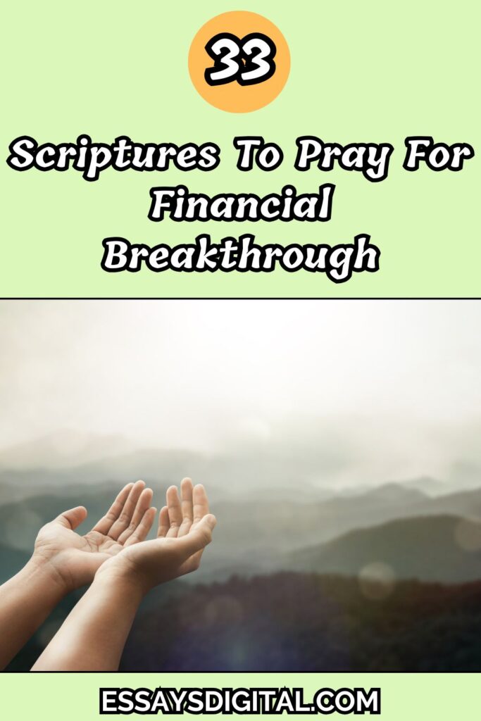 Pray For Financial Breakthrough