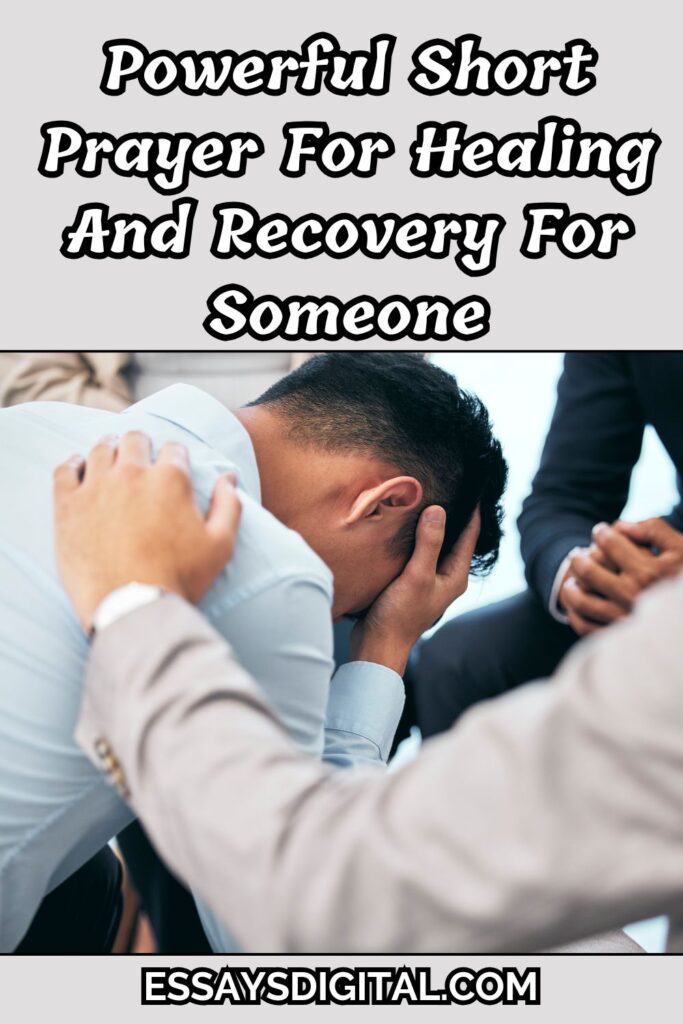 short prayer for healing and recovery