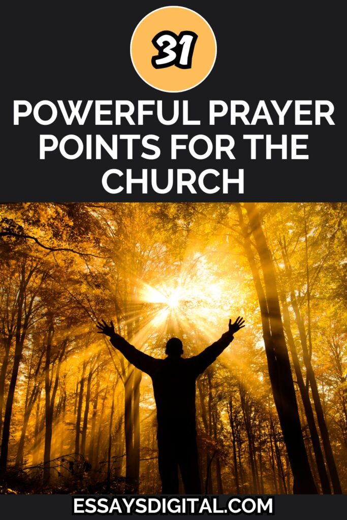 Prayer Points for The Church