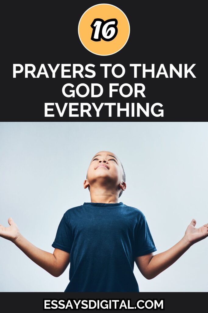 Prayers To Thank God