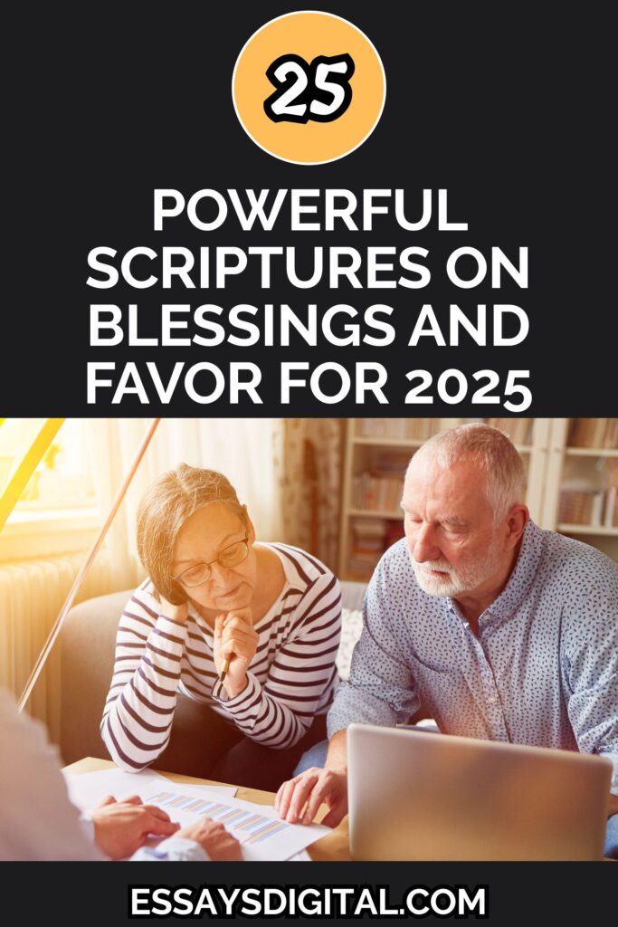 Scriptures On Blessings And Favor