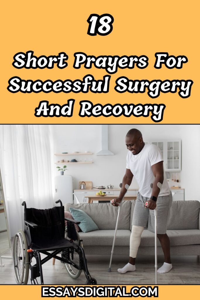 Short Prayers For Successful Surgery And Recovery