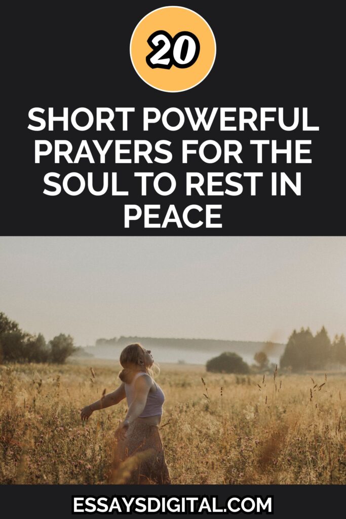 Short Prayers For The Soul To Rest In Peace