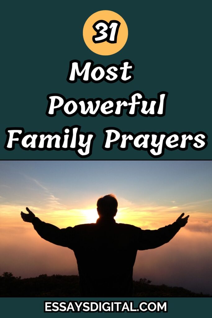 short prayer for my family