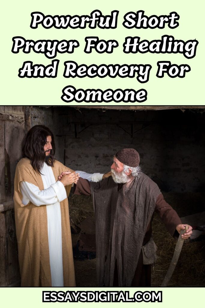 short prayer for healing and recovery for friend