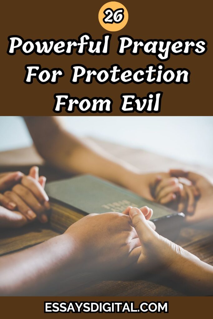 prayers for protection from evil